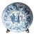 Chinese Ceramic Plate,Qianlong Marked Blue and White Porcelain Plate Hand Painted Dragon Pattern For Sale