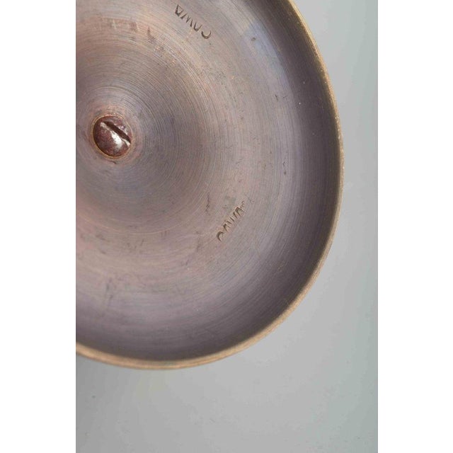 Art Deco Brass Candlesticks from CAWA, Denmark, 1940s, Set of 2 For Sale - Image 4 of 5