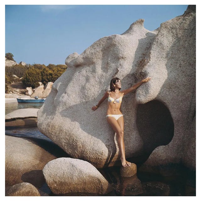 Slim Aarons, Olimpia Hruska, Estate Stamped Photographic Print, 1964 / 2020s For Sale