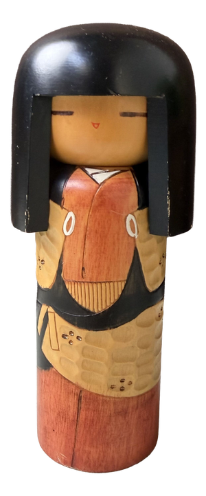 Vintage Japanese Gumma Kokeshi by Kisaku, 1970s