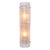 This contemporary antique brass wall lamp is a modern wall light made from antique brass-finished metal and hand-blown...