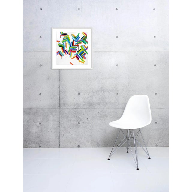 Acrylic on Montval paper. Edition: Unique, Unframed. Martina Nehrling is an American abstract artist whose dynamic and...