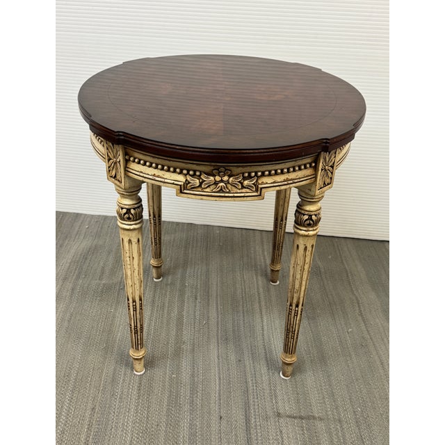 Karges Furniture Karges Furniture Company French Regency Side Table, 22.5 Inches For Sale - Image 4 of 12