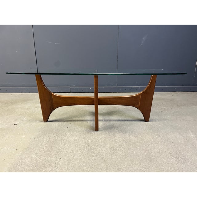 Mid-Century Scandinavian Teak and Glass Coffee Table, 1960s For Sale - Image 10 of 12