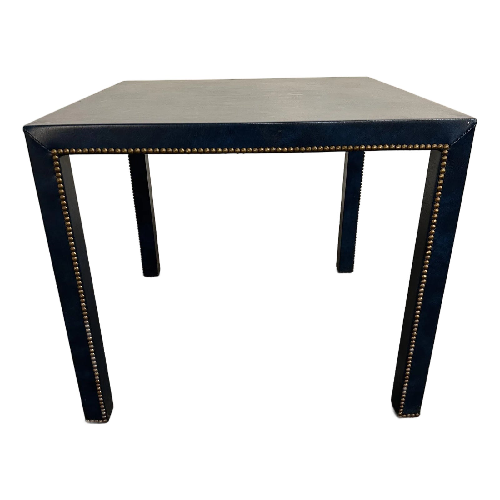 Pierre Lottier-Style Vinyl Wrapped Game Dining Table | Chairish