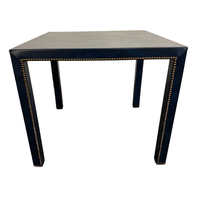 Pierre Lottier-Style Vinyl Wrapped Game Dining Table For Sale