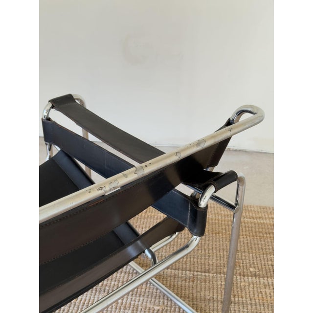 Wassily B3 Lounge Chair attributed to Marcel Breuer for Gavina, 1970s For Sale - Image 10 of 18