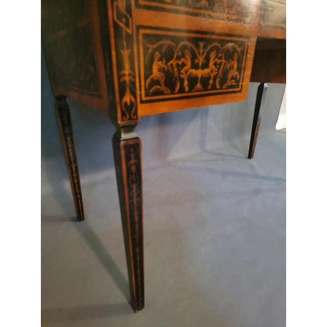 French Mid 19th Century French Empire Style Writing Desk For Sale - Image 3 of 10