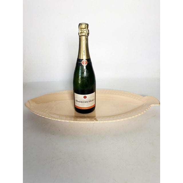 Vintage Ceramic Fish-Shaped Dishes, France, 1970, Set of 2 For Sale - Image 3 of 16