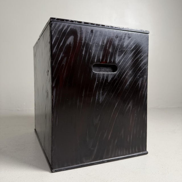 Japanese Lacquered Kodansu Storage Cabinet or Writing Box,, 1920s For Sale - Image 13 of 14