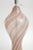 Mid-Century Modern Vintage Italian Murano Lucite and Glass Striped Lamp Pinks, Gold, Copper, Clear 60's For Sale - Image 3 of 10