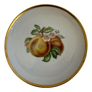Mid 20th Century Hutschenreuther Peach Salad Plate For Sale
