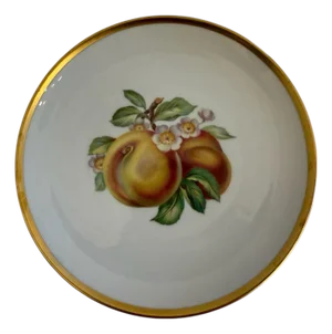 Mid 20th Century Hutschenreuther Peach Salad Plate