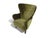 Green 1950s Danish High-Back Lounge Chair in Original Green Mohair For Sale - Image 8 of 12