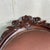 Brown Antique Louis XV Armchair, Upholstered Fabric, Carved Wood, 20th Century For Sale - Image 8 of 11