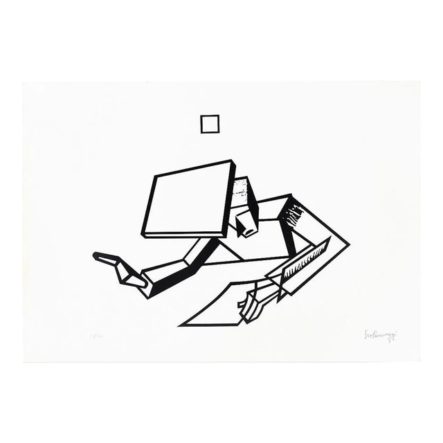 The Instigator - Original Lithograph by Ivo Pannaggi - 1975 ca. 1975 ca. For Sale