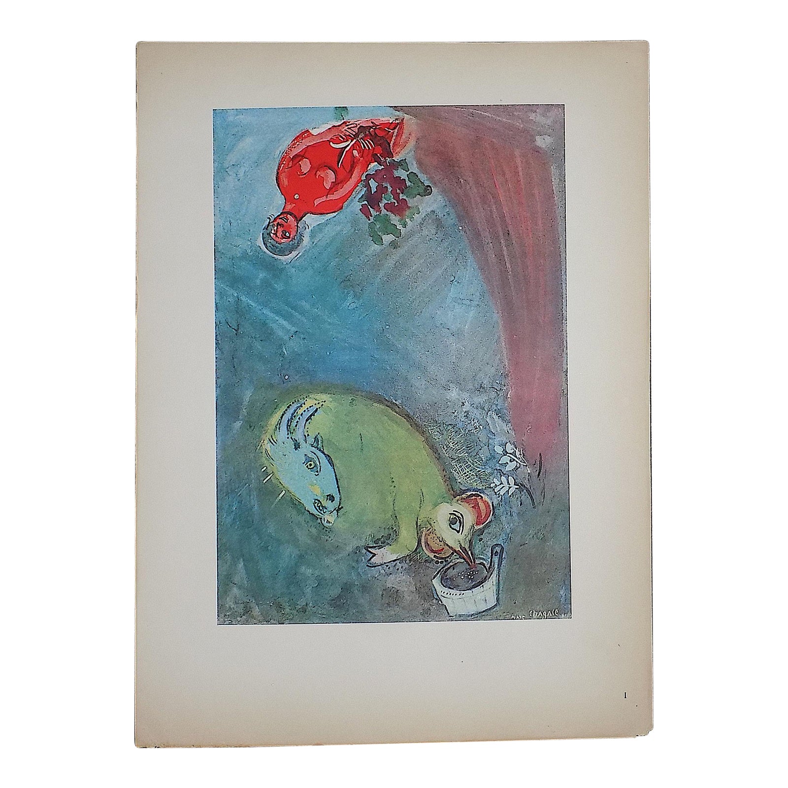 Vintage Folio Sized Ltd. Ed. Mid 20th Century Modernist Abstract Marc ...