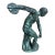 Late 19th Century The Discus Thrower (Discobolus), Antique Bronze Statue After Myron For Sale