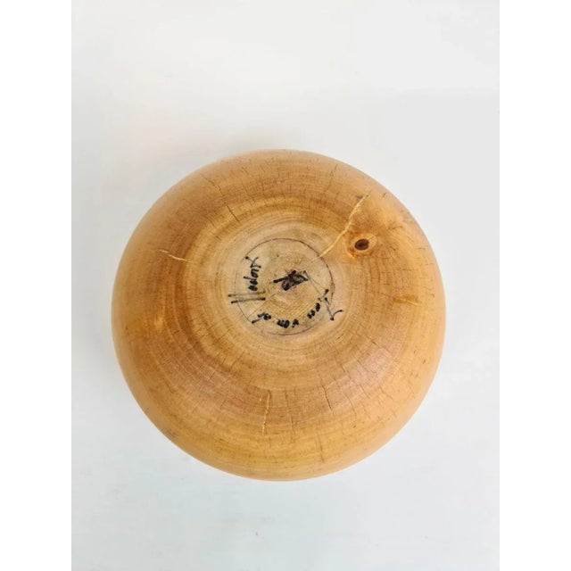 Swedish Folk Art Organic Bowls, 1970s, Set of 3 For Sale - Image 9 of 12