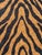Mid-Century Regency Revival Paw Foot Ottoman in Tiger Upholstery For Sale - Image 4 of 11