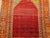 Red Vintage Turkish Prayer Area Rug, Hand-Knotted Wool, 4x5, Abrash Red & Yellow For Sale - Image 8 of 14