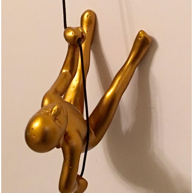 Contemporary Large Gold Climbing Man For Sale - Image 3 of 4