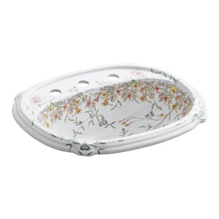 Kohler Artist Edition Garland White Drop-in Oval Traditional Bathroom Sink For Sale