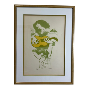 Mid Century William Gropper Lithograph Print