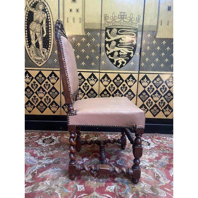 Louis XIII Renaissance Chairs, Set of 11 For Sale - Image 6 of 11