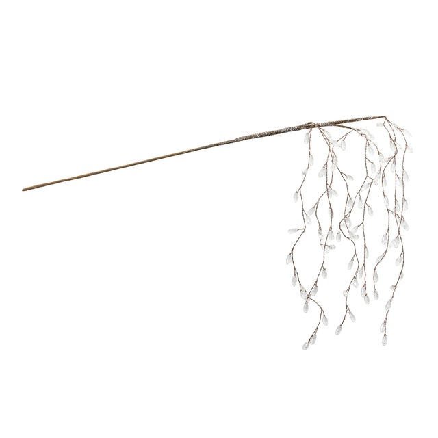Enhance your holiday decor with the stunning Icy Hanging Branch set. This collection features beautifully crafted branches...