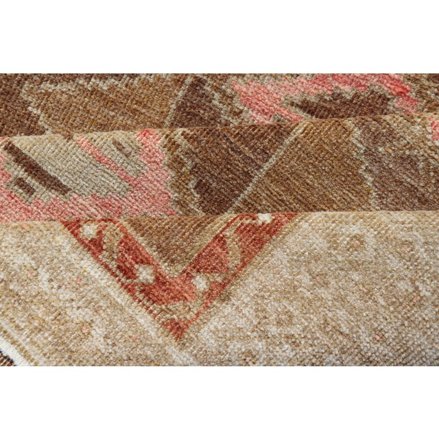 Hand Knotted Colorful Turkish Kars With Tribal Designs and Geometric Motifs 4'4 X 9'9 For Sale - Image 11 of 12