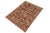 Abstract Boho Chic Balochi Brown/Beige Wool Rug - 3'3''x5'1'' For Sale - Image 3 of 11