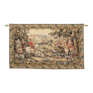 La Chasse Royale Loom Woven Tapestry (The Royal Hunt) - 158 X 266 Cm (5'2" X 8'9") - Requires Rod Size 6
