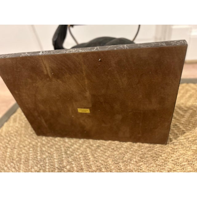 Metal Maitland Smith Elephant Towel Holder For Sale - Image 7 of 11