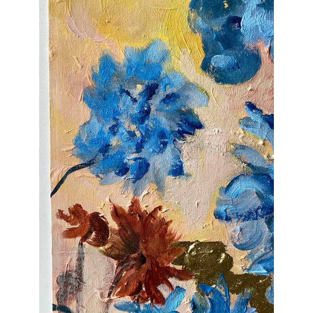 Textile Original Oil-Jardin d'Hiver 2026-Oil, Impasto and Gold Leaf-Shizico Yi-British Awarded Artist For Sale - Image 7 of 18