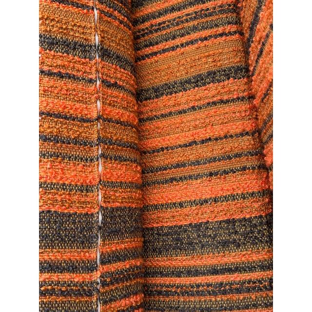 Vintage Scandinavian Living Room Set in Teak and Fabric, 1970s, Set of 2 For Sale - Image 10 of 12