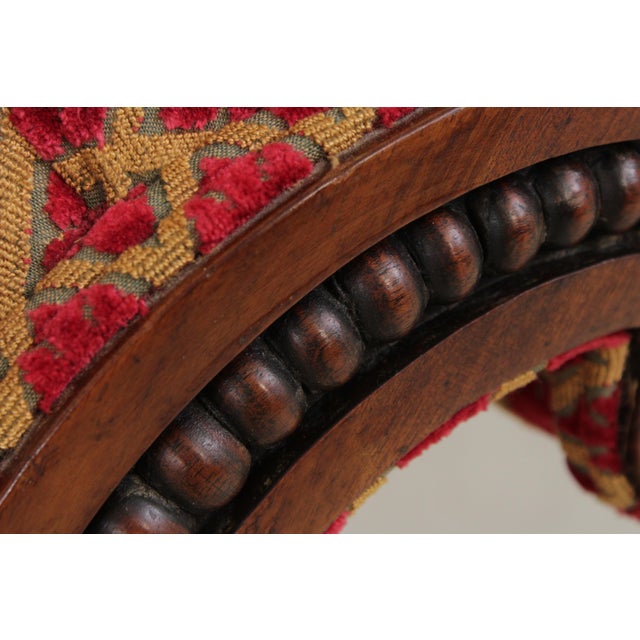 Antique English 19th C. Mahogany Fainting Couch Recamier For Sale - Image 14 of 18