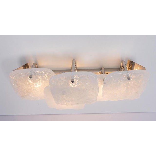 1960s Large Wall Light in Murano Glass from Kalmar, Austria, 1960s For Sale - Image 5 of 14