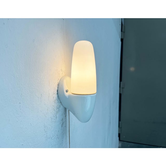 Mid-Century Modern German Ceramic 6065 Sconce by Wilhelm Wagenfeld for Lindner, 1950s, Set of 2 For Sale - Image 14 of 18