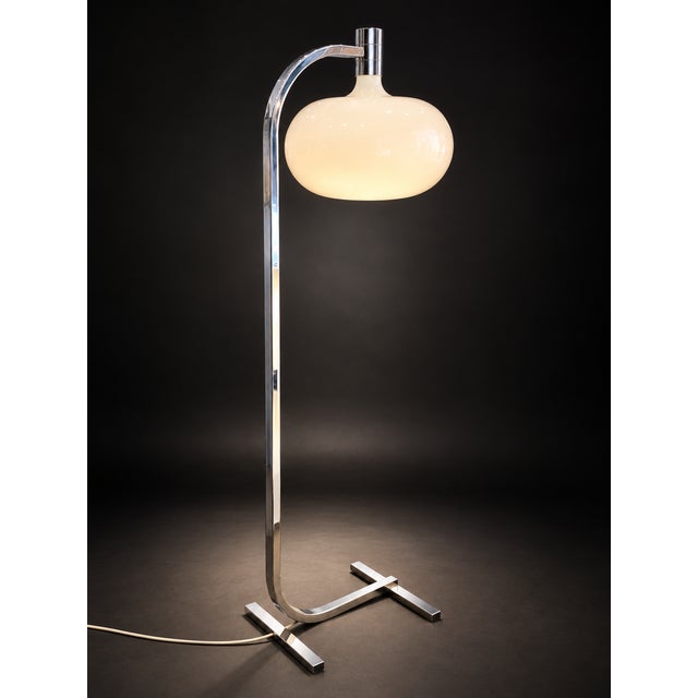 Ivory Am/As Floor Lamp by Franco Albini, 1970s For Sale - Image 8 of 9