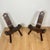 Vintage Brutalist Chairs in Wood, 1950s, Set of 2 For Sale - Image 17 of 17