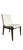 Set of 9 Holly Hunt “Siren” Dining chairs in ivory leather and Ebonized walnut frame. Influenced by mid-century...
