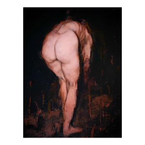 Nyctinasty (Contemporary Nude Figurative Painting, Framed), Louis Braquet