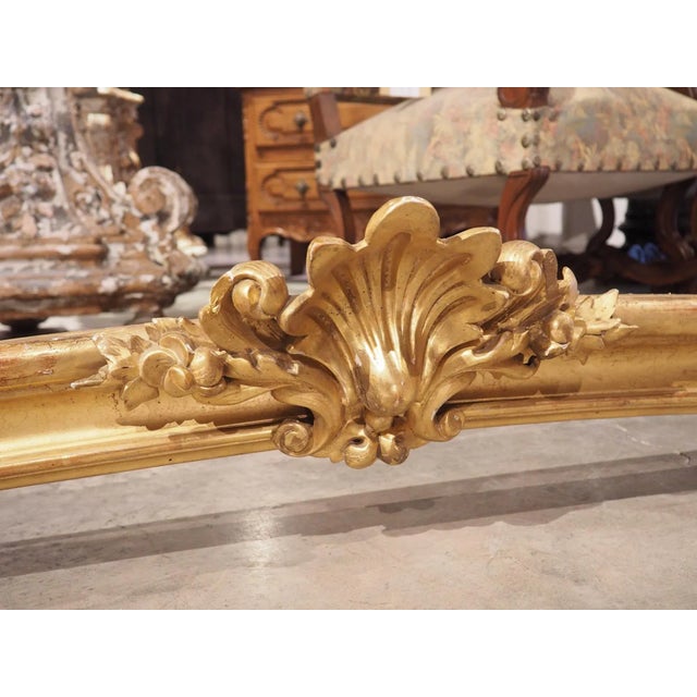 Circa 1850 Long Antique French Giltwood Valances or “Cantonnieres”- a Pair For Sale - Image 11 of 13