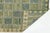 Mid-Century Modern Modern Swedish-Style Flatweave Wool Rug – Moss Green & Slate Blue Geometric Grid For Sale - Image 3 of 10