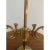 Brass Mid-20th Century English Country Brass Horn Bouillotte Lamp With Black Tole Shade For Sale - Image 8 of 12