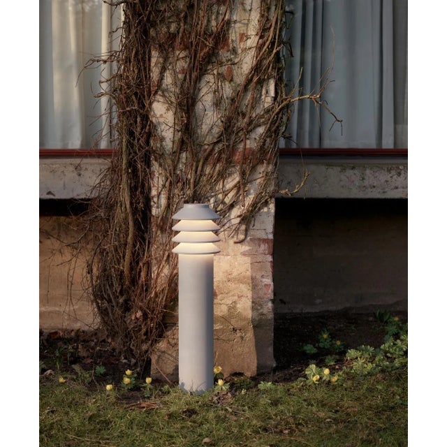 Bysted Garden Short' Outdoor Bollard Light for Louis Poulsen in Aluminum. Peter Bysted graduated as an architect and...
