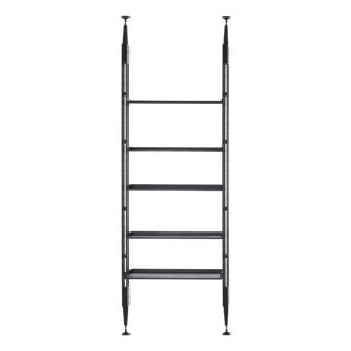 Infinito Modular Bookcase in Black Stain Wood by Franco Albini for Cassina For Sale