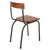 Mid-Century Modern Industrial School Chair by Willy Van Der Meeren for Tubax, 1950s For Sale - Image 12 of 12