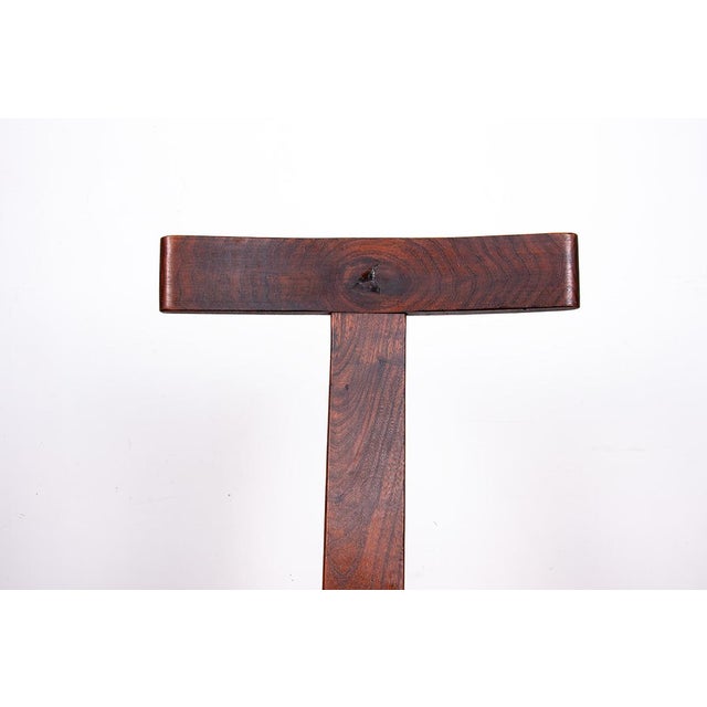 1960s Scandinavian T Model Chairs in Elm in the style of Olavi Hanninen, 1960s, Set of 4 For Sale - Image 5 of 18